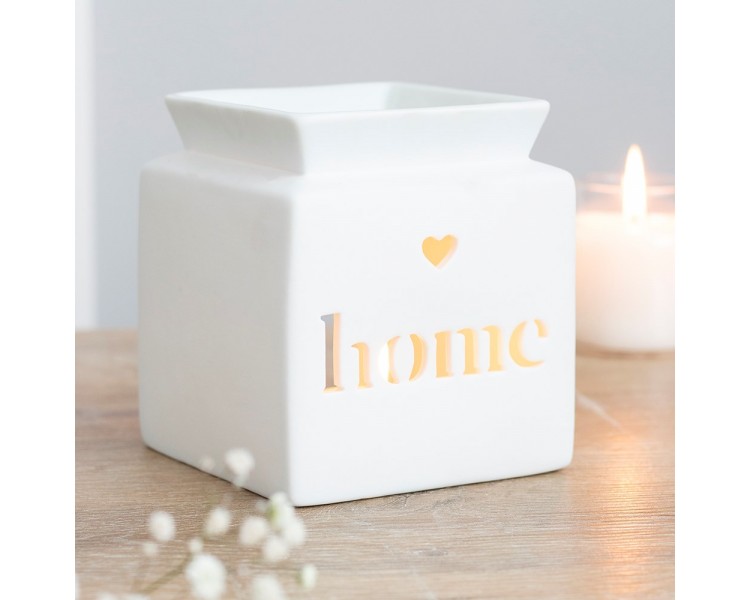 Beli izparilnik za dišeče voske Home